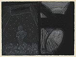 In the Garden, no. 190, Jennifer Bartlett (American, Long Beach, California 1941–2022 Amagansett, New York), Diptych (a) silkscreen; (b) woodcut