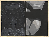 In the Garden, no. 190, Jennifer Bartlett (American, Long Beach, California 1941–2022 Amagansett, New York), Diptych (a) silkscreen; (b) woodcut