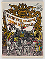 'Incidentes melódicos del mundo irracional' ('Melodic Incidents of an Irrational World '), by Juan de la Cabada,  with front cover and forty illustrations by Leopoldo Méndez, Juan de la Cabada (Mexican, 1899–1986), Codex-form book with relief illustrations, lettering