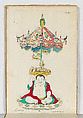 Accurate Representation . . .Des Herrlichen Festins Welches. . .Francisca Sibylla Augusta, Marggräffin zu Baaden und Hochberg. . .In. . .Schloss Ettlingen Anno 1729. . .gegeben, Published by Johann Christian Leopold, Engraving, hand-colored in water color