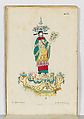 Accurate Representation . . .Des Herrlichen Festins Welches. . .Francisca Sibylla Augusta, Marggräffin zu Baaden und Hochberg. . .In. . .Schloss Ettlingen Anno 1729. . .gegeben, Published by Johann Christian Leopold, Engraving, hand-colored in water color