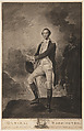 General Washington, Valentine Green British, Mezzotint; second state of two
