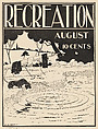 Recreation, August, Henry Sumner Watson  American, Lithograph