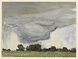 Rain Clouds, Sir George Clausen British, Watercolor