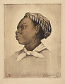 Laure, after Eva Gonzalès, Henri Charles Guérard French, Etching and drypoint, with plate tone, printed in brown and black ink; second state of two