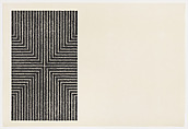 Die Fahne Hoch!, from "Black Series I", Frank Stella American, Lithograph