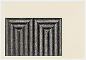 Marriage of Reason and Squalor, from "Black Series I", Frank Stella  American, Lithograph