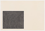 Getty Tomb, from "Black Series I", Frank Stella  American, Lithograph