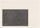 Albeit Macht Frei, from "Black Series I", Frank Stella American, Lithograph