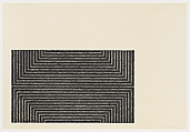 Bethlehem's Hospital, from "Black Series I", Frank Stella  American, Lithograph