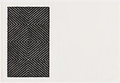 Gezira, from "Black Series II", Frank Stella American, Lithograph