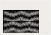 Delphine and Hippolyte, from "Black Series II", Frank Stella  American, Lithograph