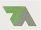 Ifafa II, from "V Series", Frank Stella American, Lithograph
