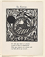 Le Bestiaire ou Cortège d'Orphée, Written by Guillaume Apollinaire (French, Rome 1880–1918 Paris), Wood engravings