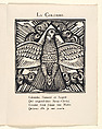 Le Bestiaire ou Cortège d'Orphée, Written by Guillaume Apollinaire (French, Rome 1880–1918 Paris), Wood engravings