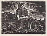 Manuela Sanchez, Spanish Guerilla, from "Eight Studies by Mexican Masters of Graphic Arts" (1952), Alberto Beltrán Mexican, Linocut