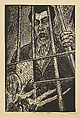 David Alfaro Siqueiros in Prison, Arturo García Bustos  Mexican, Linocut