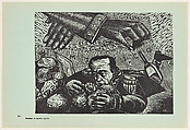 La mesilla, Plate 26 from "450 Años de Lucha: Homenaje al Pueblo Mexicano" (450 Years of Struggle: Homage to the Mexican People), Ignacio Aguirre  Mexican, Offset lithograph