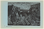 Labourers with no rights (El peon acasillado), Plate 48 from "450 Años de Lucha: Homenaje al Pueblo Mexicano" (450 Years of Struggle: Homage to the Mexican People), Antonio Morales  Mexican, Offset lithograph
