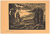 Discontended campesinos get their response (El descontento de los campesinos obtiene su respuesta), Plate 49 from "450 Años de Lucha: Homenaje al Pueblo Mexicano" (450 Years of Struggle: Homage to the Mexican People), Arturo García Bustos  Mexican, Offset lithograph