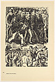 Persecution of the liberals by the Porfirio regime (Persecucion del partido liberal por el regimen Porfiriano), Plate 55 from "450 Años de Lucha: Homenaje al Pueblo Mexicano" (450 Years of Struggle: Homage to the Mexican People), Alberto Beltrán Mexican, Offset lithograph