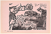 The revolution and chaos (La revolucon y los estragos), Plate 64 from "450 Años de Lucha: Homenaje al Pueblo Mexicano" (450 Years of Struggle: Homage to the Mexican People), Alfredo Zalce  Mexican, Offset lithograph