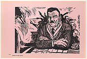 Plutarco Elías Calles, Supreme Leader (Plutarco Elías Calles, el jefe máximo), Plate 103 from "450 Años de Lucha: Homenaje al Pueblo Mexicano" (450 Years of Struggle: Homage to the Mexican People), Alberto Beltrán Mexican, Offset lithograph
