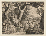 Le jeu de quilles et de l’escarpolette (A Game of Boule), Claudine Bouzonnet Stella French, Etching and engraving