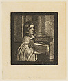 Standing Boy with a Portfolio, Wallerant Vaillant Dutch, Mezzotint