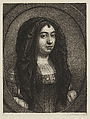 Portrait of a Woman with a Veil, Wallerant Vaillant Dutch, Mezzotint; second state of two