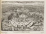 Veüe generale du chateau de Versailles, Adam Perelle (French, Paris 1640–1695 Paris), Etching