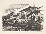 Mount Beacon, Chuzo Tamotzu  American, born Japan, Lithograph
