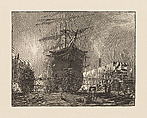 Sectional Docks, Elbridge Kingsley , after G.A. Vanderhoof American, Wood engraving