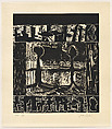 Dancing in the Dark, Joan Snyder (American, born Highland Park, New Jersey, 1940), Woodcut