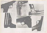 Bite the Bullet: Slow Guns for Quick Sale (To be Etched on Your American Mind), Vito Acconci  American, Photogravure