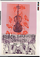 Boston Symphony Orchestra 1881-1981, Robert Rauschenberg  American, Offset lithograph poster