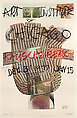 Art Institute of Chicago, Rauschenberg, December 3, 1977 - January 15 1978, Robert Rauschenberg  American, Offset lithograph