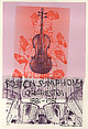 Boston Orchestra Poster 1881-1981, Robert Rauschenberg  American, Offset lithograph