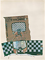 Monkey Chow, Robert Rauschenberg  American, Silkscreen with sewn cord addition