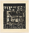 Dancing in the Dark, Joan Snyder (American, born Highland Park, New Jersey, 1940), Woodcut