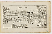 Nieuwe geinventeerde Sineesen, met groote moeyte geteekent en in't Ligt gegeven... Eerste Deel, Designed by Pieter Schenck II (Dutch, Amsterdam 1693–1775 Amsterdam), Colored engravings