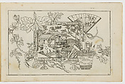 Nieuwe geinventeerde Sineesen, met groote moeyte geteekent en in't Ligt gegeven... Eerste Deel, Designed by Pieter Schenck II (Dutch, Amsterdam 1693–1775 Amsterdam), Colored engravings