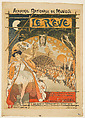 Le Rêve (Académie Nationale de Musique), Théophile-Alexandre Steinlen  French, born Switzerland, Photo relief print (Gillotage)