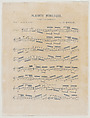 Plainte Moresque, Edouard Manet (French, Paris 1832–1883 Paris), Lithograph