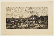 Le Grand Parc a Moutons, Charles-François Daubigny  French, Etching; fourth state of four