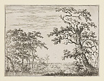Landscape with Stream, Adriaen Hendriksz. Verboom Dutch, Etching; third state of three