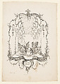 French Theatre (Théatre Français), from Essai de Papilloneries Humaines par Saint Aubin, Charles Germain de Saint-Aubin  French, Etching; first state of two