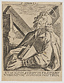 St. Andrew, Anonymous, Netherlandish, 16th century Netherlandish, Engraving