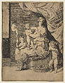 Charity, Adriaan de Weerdt (?) Netherlandish, Engraving