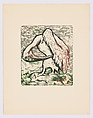 Pelican (Pelicano), plate 1 from "8 Aguafuertes a Color" (8 Color Etchings), Alfredo Zalce  Mexican, Color etching